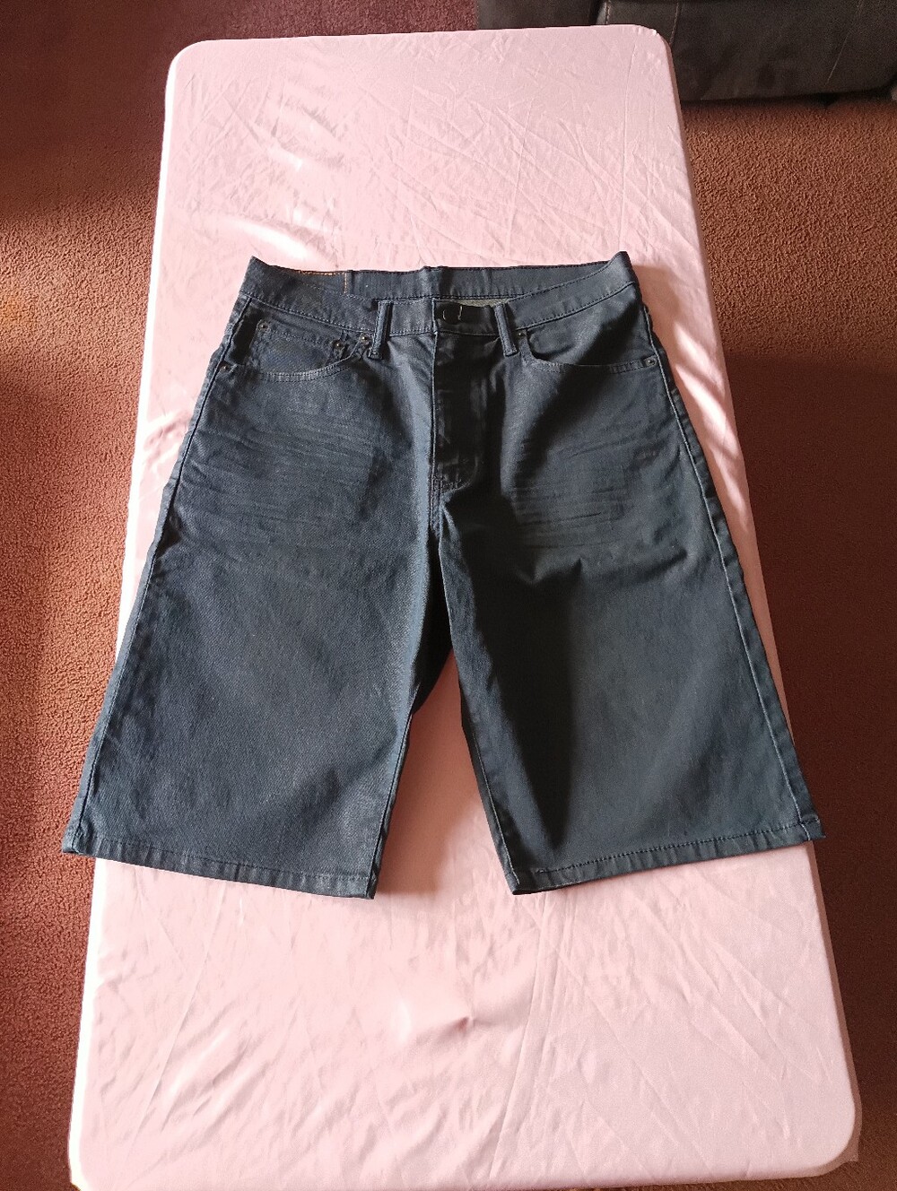 Levi Strauss & Co.569 Navy Denim Jean Loose Fit Shorts Men Size 32 Levi's